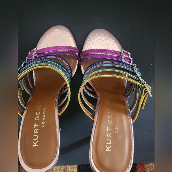 Kurt Geiger Multicolor Metallic Heels - Picture 2 of 8